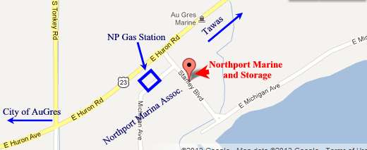 Map to Northport